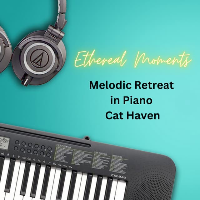 Ethereal Moments: Melodic Retreat in Piano Cat Haven - Cat Songs