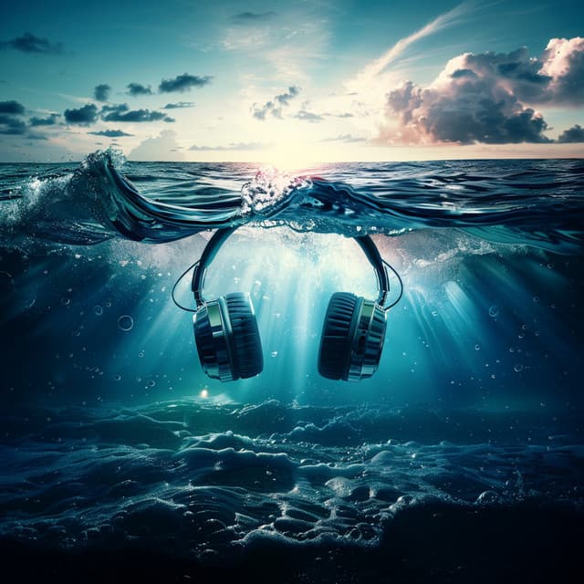 Ocean's Cadence: Rhythmic Wave Music - 888 Hz Guru