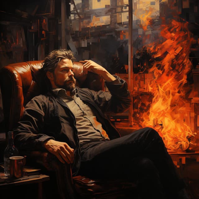 Llamas Calmadas: Los Ecos De Relajación Del Fuego - Música Alegre para Cafeterías