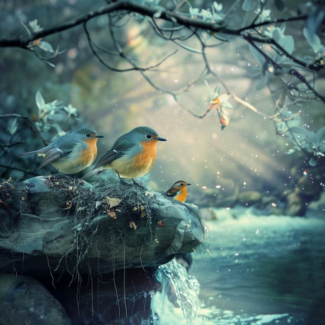 Creek’s Sleep Symphony: Binaural Birds in Nature - 92 88 Hz - Sleepy Parents