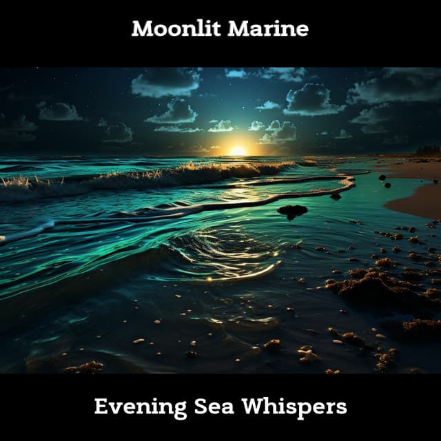 Moonlit Marine: Evening Sea Whispers - ASMR Sea Waves
