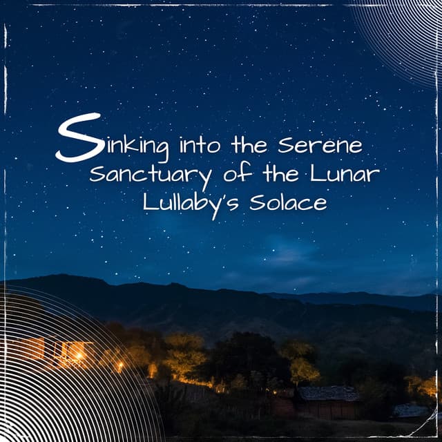 Sinking into the Serene Sanctuary of the Lunar Lullaby's Solace - Sleep Music Playlist