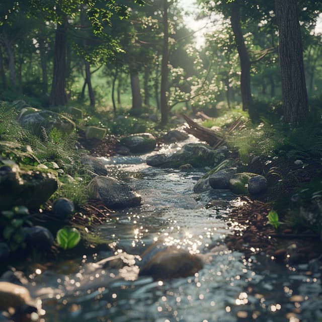 Gentle Stream Relaxation: Calm Water Ambiance - Perfect Relaxing Music