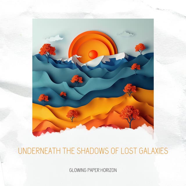 Underneath the Shadows of Lost Galaxies - Glowing Paper Horizon