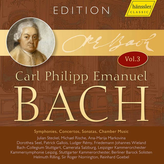 C.P.E. Bach: Edition, Vol .3 - Carl Philipp Emanuel Bach