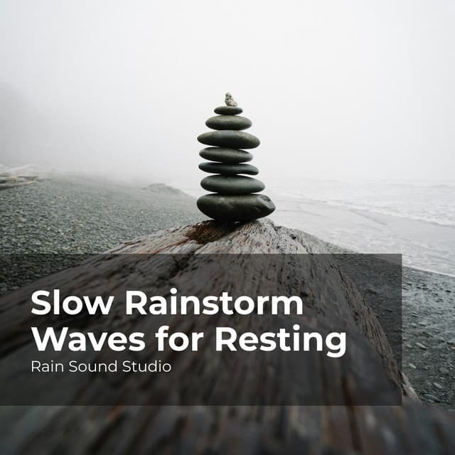 Slow Rainstorm Waves for Resting - Rain Sound Studio