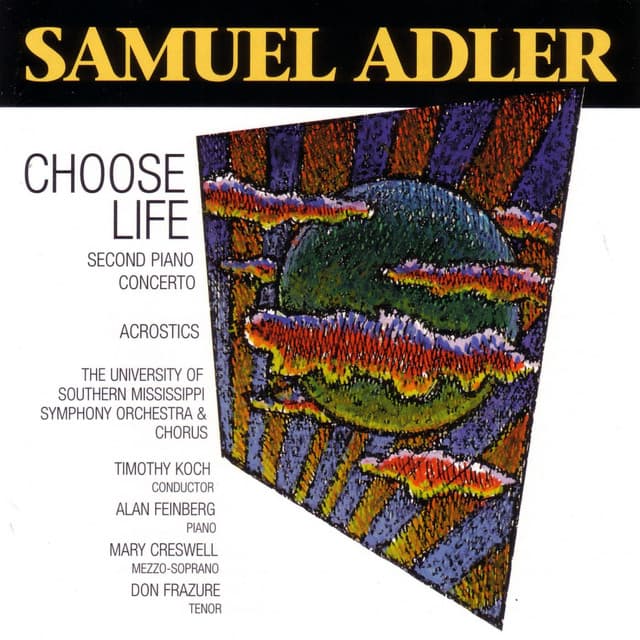Choose Life - Samuel Adler