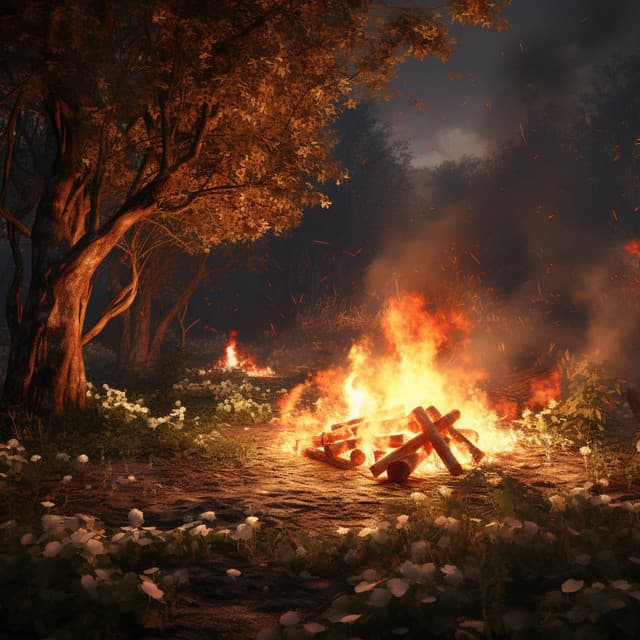 Ember Lullabies: Fire's Sleep Sounds - Muse K