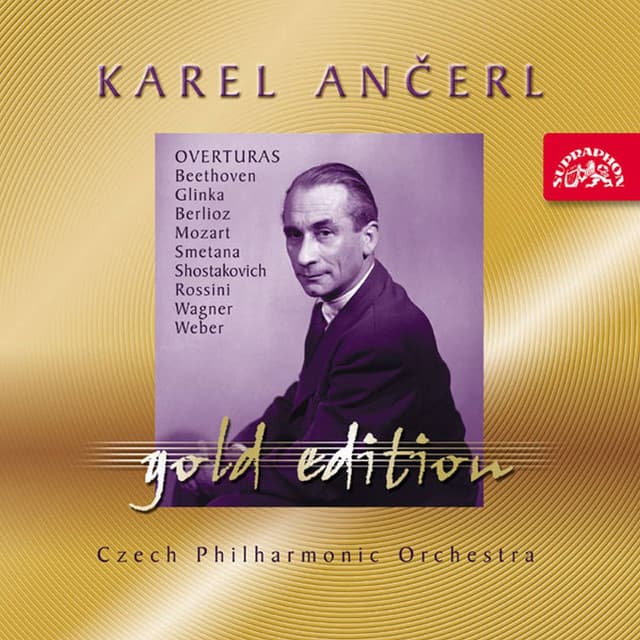 Ančerl Gold Edition 29. Beethoven, Glinka, Berlioz, Mozart, Smetana, Shostakovich, Rossini, Wagner & Weber: Overturas - Karel Ančerl