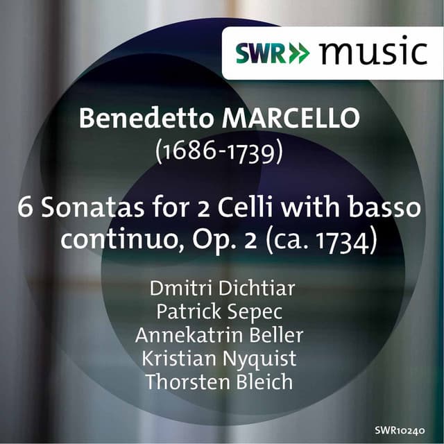 Marcello: 6 Sonatas for 2 Cellos, Op. 2 - Benedetto Marcello