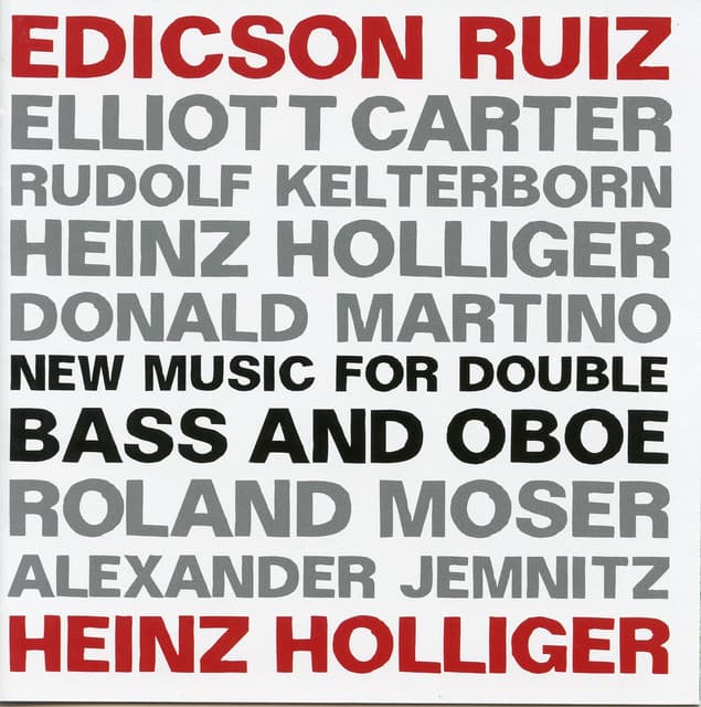 New Music for Double Bass & Oboe - Heinz Holliger
