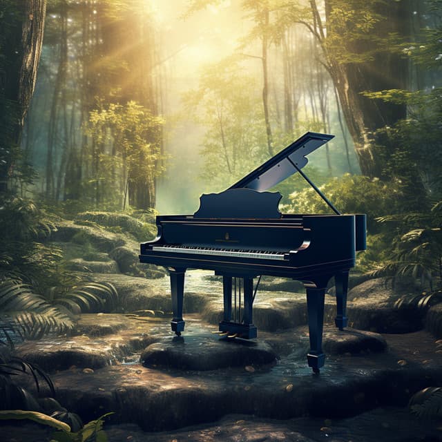 Piano Vibrato: Gentle Ripples Cadence - Worship Music Piano
