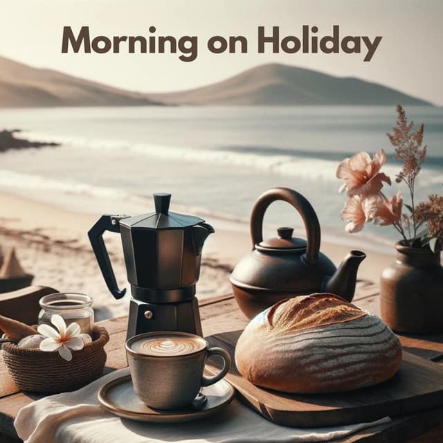 Morning on Holiday: Summer Coffee Break and Hotel Breakfast - Morning Jazz Background Club