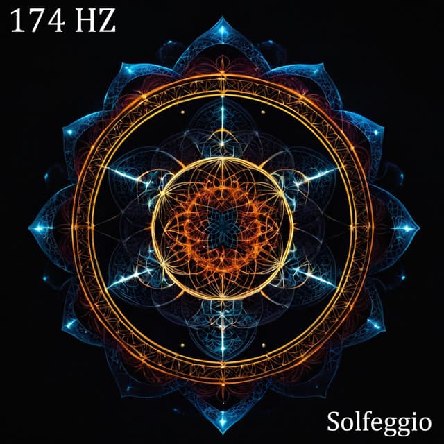 174 Hz Rooted Calm: Deep Grounding & Inner Peace - Solfeggio