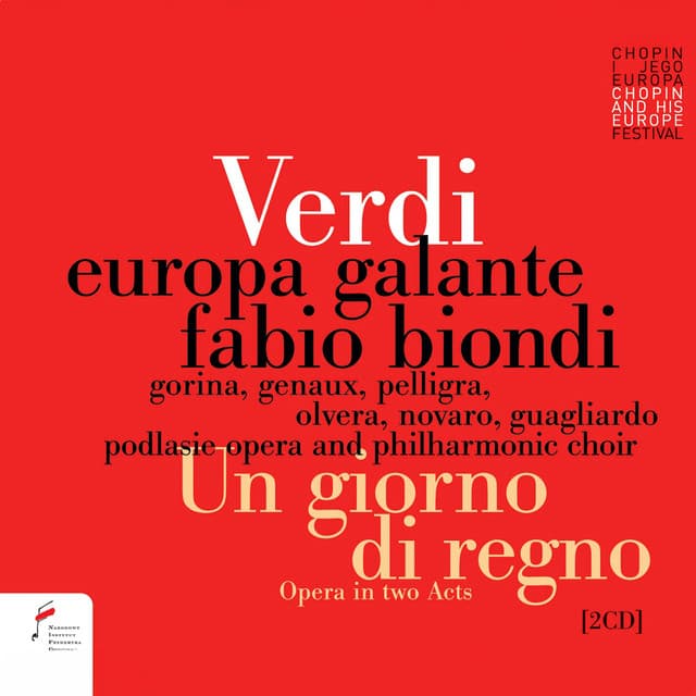 Giuseppe Verdi: Un giorno di regno . Opera in 2 Acts - Giuseppe Verdi
