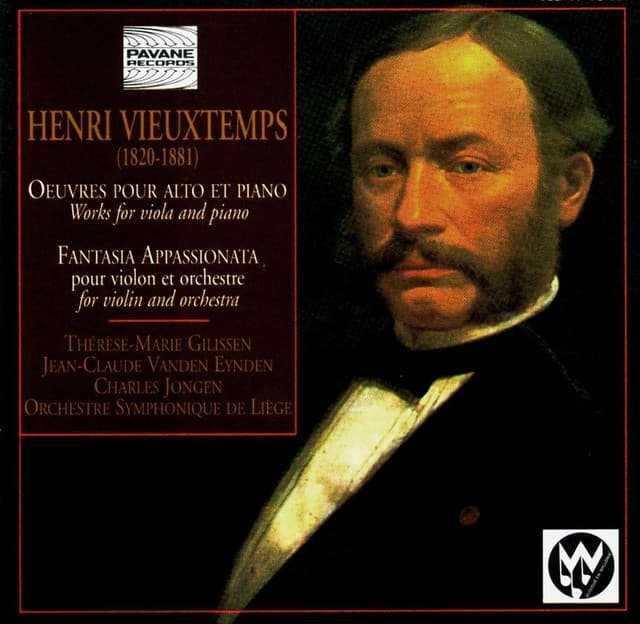 Vieuxtemps: Works for Viola and Piano & Fantasia Appassionata for Violin and Orchestra - Henri Vieuxtemps