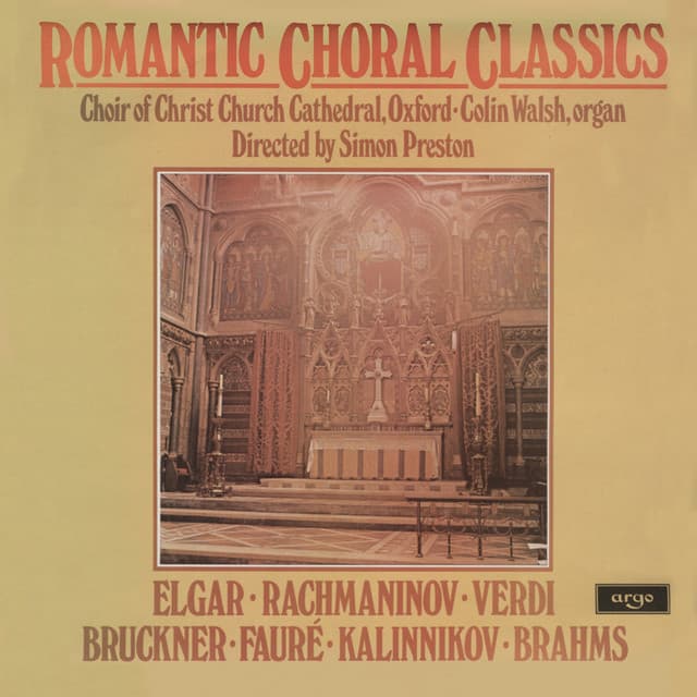 Romantic Choral Classics - Christ Church Cathedral Choir, Oxford