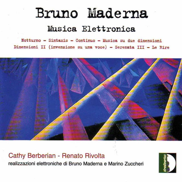 Maderna: Electronic Music - Bruno Maderna