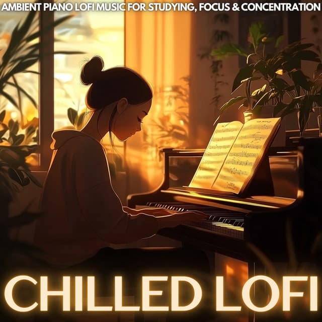 Chilled LoFi: Ambient Piano LoFi Music for Studying, Focus & Concentration - Lo-Fi Serenity
