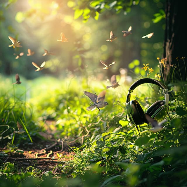 Binaural Nest: Birds in Melodic Rest - 92 88 Hz - Binaural Moods
