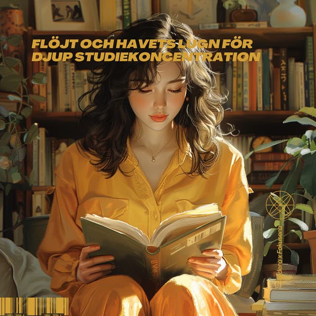 Flöjt och Havets Lugn för Djup Studiekoncentration - Studera x Fokusera