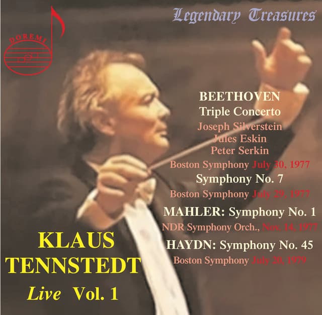 Klaus Tennstedt Live, Vol. 1 - North German Radio Philharmonic Orchestra