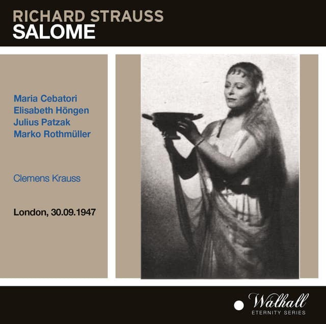 Salome op. 52 starring Maria Cebotari live her only complete Recording - Richard Strauss