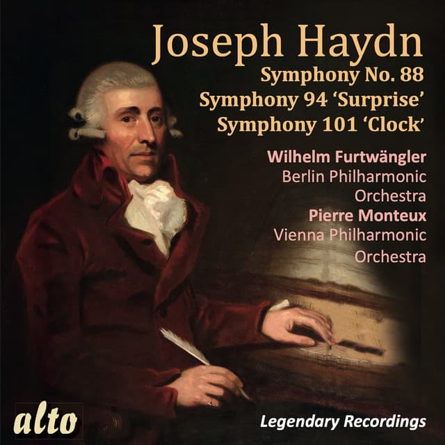 Haydn Symphonies Nos. 88, 94 & 101 - Legendary Recordings - Joseph Haydn