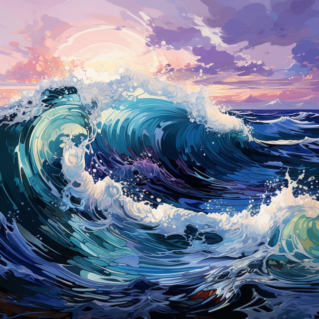 Música Combinada Con El Océano: Enfoque A Través De Las Olas Costeras - Relajación latina