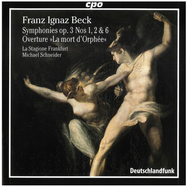Beck: Symphonies, Op. 3 & Overture to La mort d'Orphée - Franz Ignaz Beck