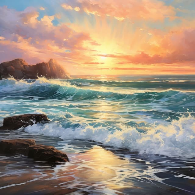 Ocean Waves: A Source of Innovation - Stress Relief Calm Oasis