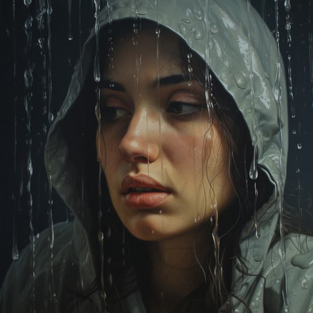 Rapsodia Del Estudio Enfocado Con Gotas De Lluvia: Música En La Lluvia - Las Vientas