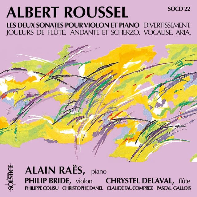 Roussel: 2 Sonatas for Flute and Piano & Other Chamber Works - Albert Roussel