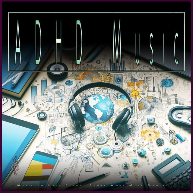 ADHD Music: Music to Help Focus, Study Work Mode Mentality - Studying Music For Focus