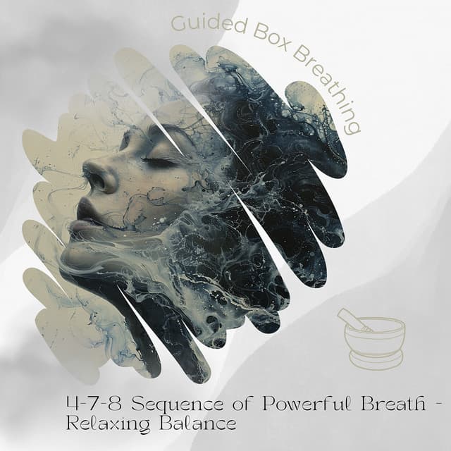 4-7-8 Sequence of Powerful Breath - Relaxing Balance - Guided Box Breathing