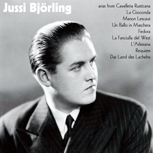 Various Arias by Jussi Björling - Amilcare Ponchielli