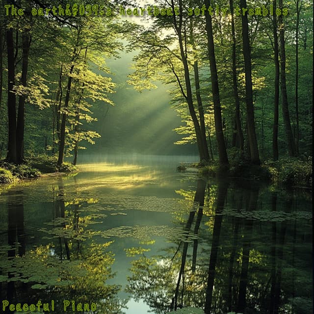 The earth's heartbeat softly trembles - Peaceful Piano