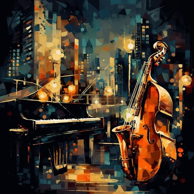 Skyline Symphonies: Soaring Jazz Music - Coffee Shop BGM