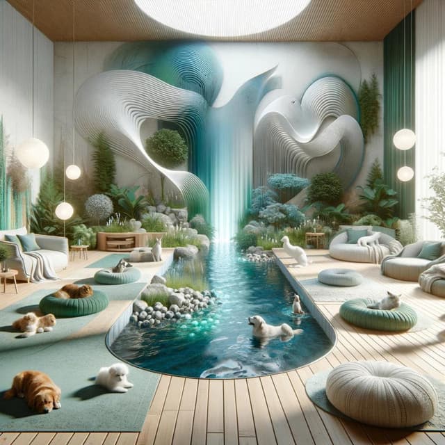 Entspannende Haustier Akademie