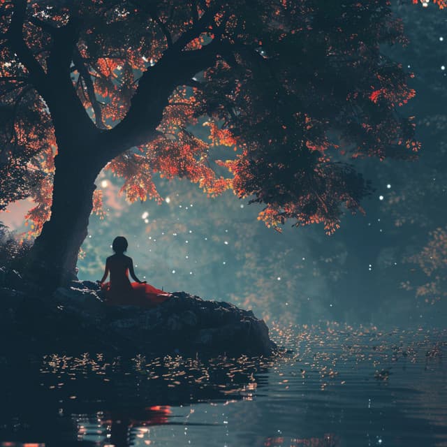 Flujo Armónico: Viaje De Música Para Yoga - Ilustración del lamaísmo