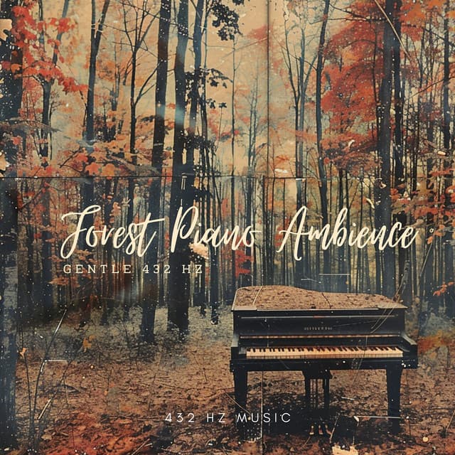 Gentle 432 Hz Forest Piano Ambience - 432 Hz Music