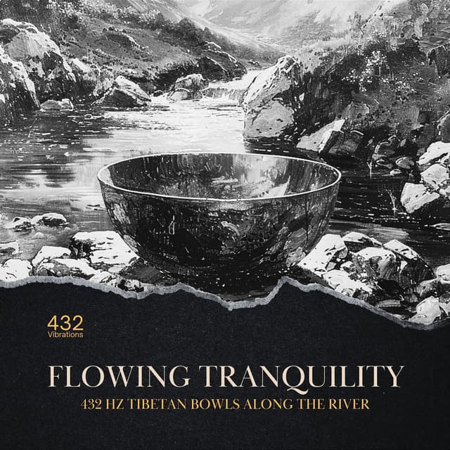 Flowing Tranquility: 432 Hz Tibetan Bowls Along the River - 432 Vibrations