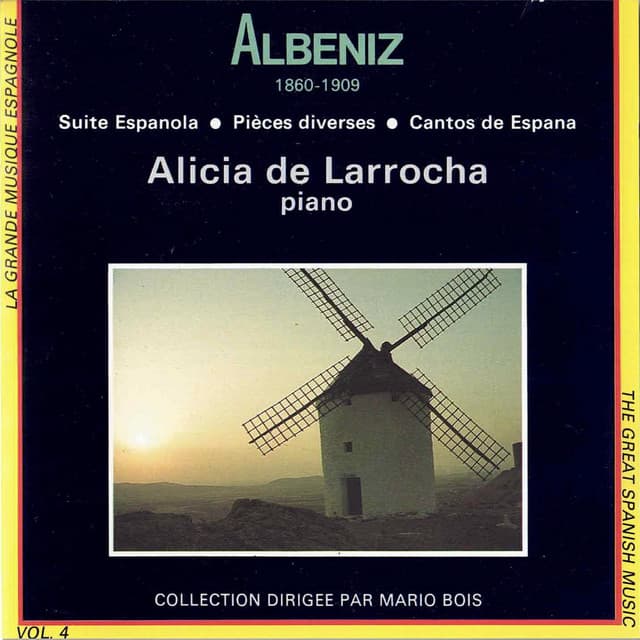 Suite Espanola - Pièces Diverses - Cantos De Espana - Alicia de Larrocha