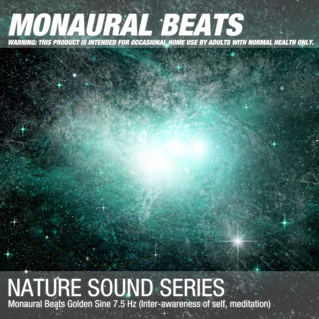 Monaural Beats Golden Sine 7.5 Hz - Binaural Beats