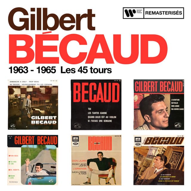 1963 - 1965 : Les 45 tours - Gilbert Bécaud