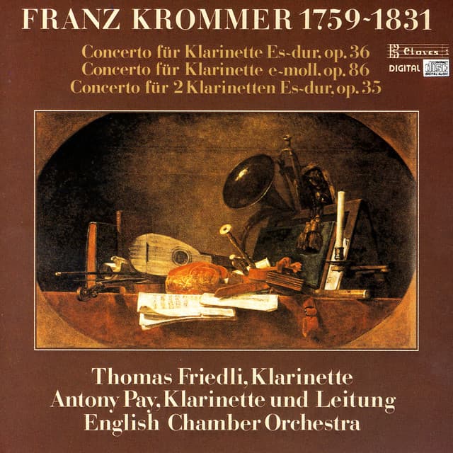 Krommer: Clarinet Concertos - Franz Krommer