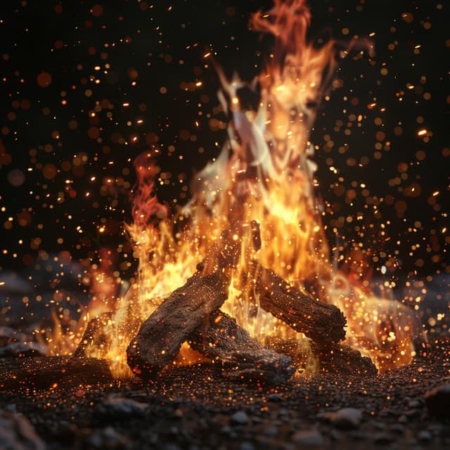 Soothing Chill Fire: Evening Relaxation - The Calm Music Crew