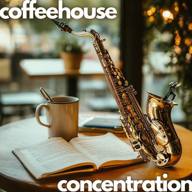 Coffeehouse Concentration: Contemporary Jazz Cafe Vibes for Deep Focus and Chill Productivity - Jazz Cafe Study and Focus