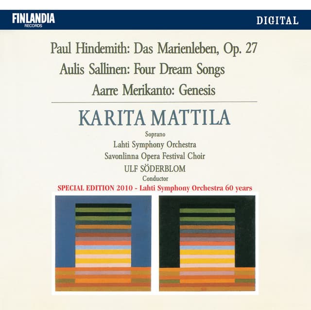 Hindemith / Sallinen / Merikanto - Karita Mattila