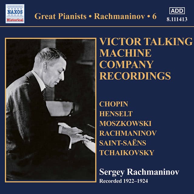 Rachmaninoff: Piano Solo Recordings, Vol. 6 - Sergei Rachmaninoff